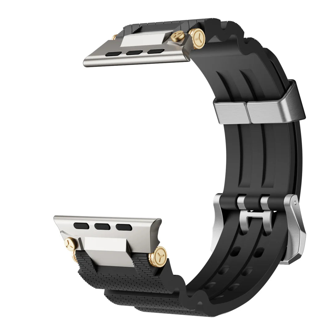 Mechanisches Design Silikonarmband für die Apple Watch