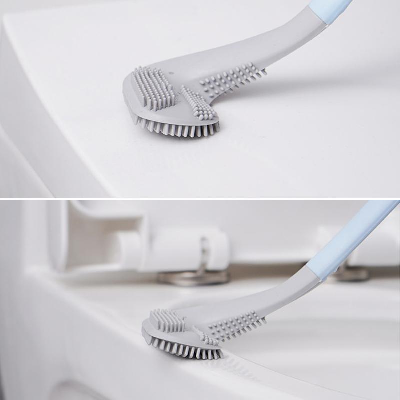 Long Handle Flexible Silicone Golf Toilet Brush