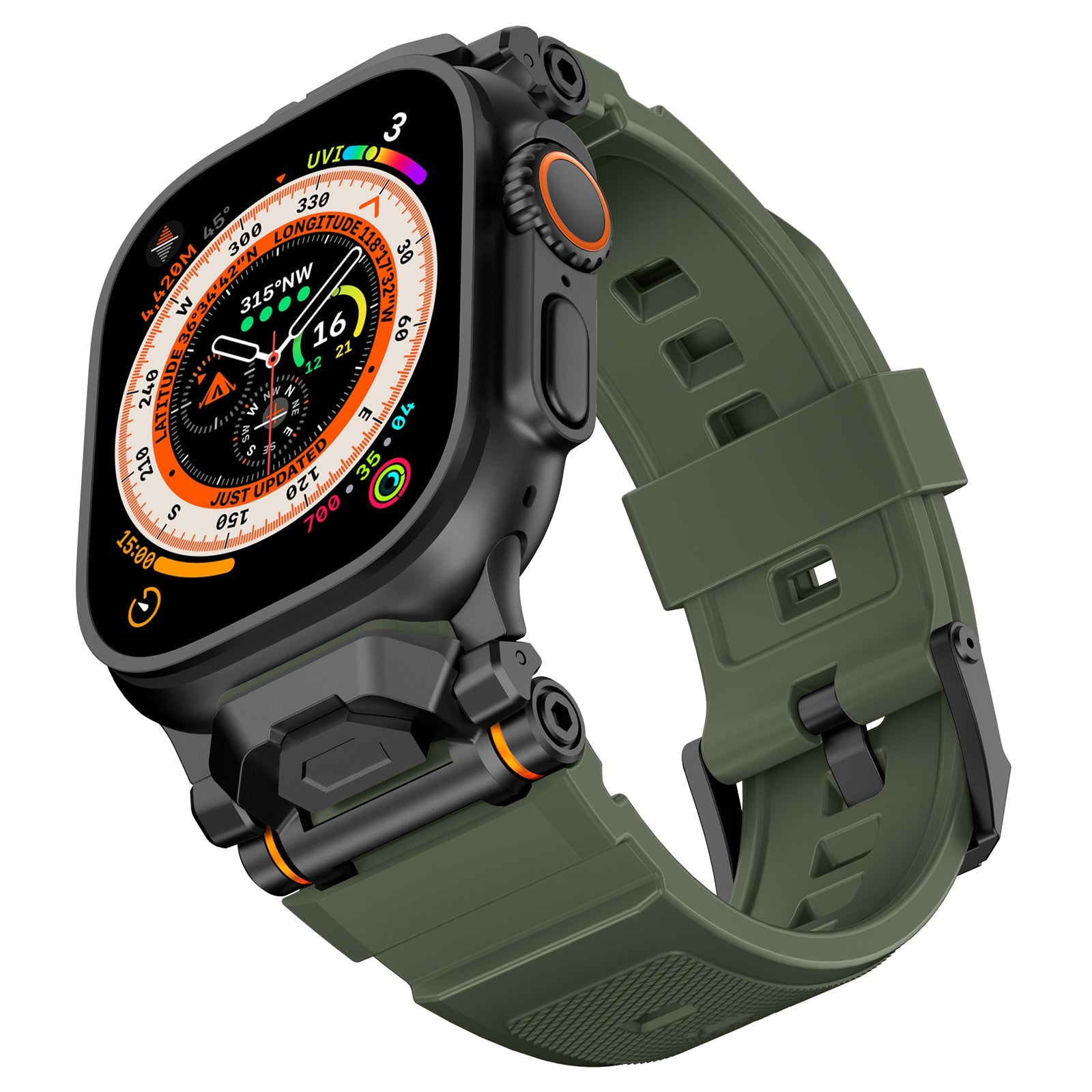 רצועת גומי Explorer FKM 2.0 עבור Apple Watch