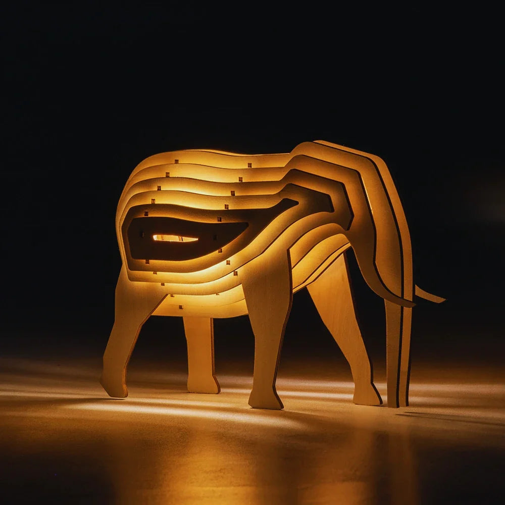 WildCraft™ Luce in Legno Animale