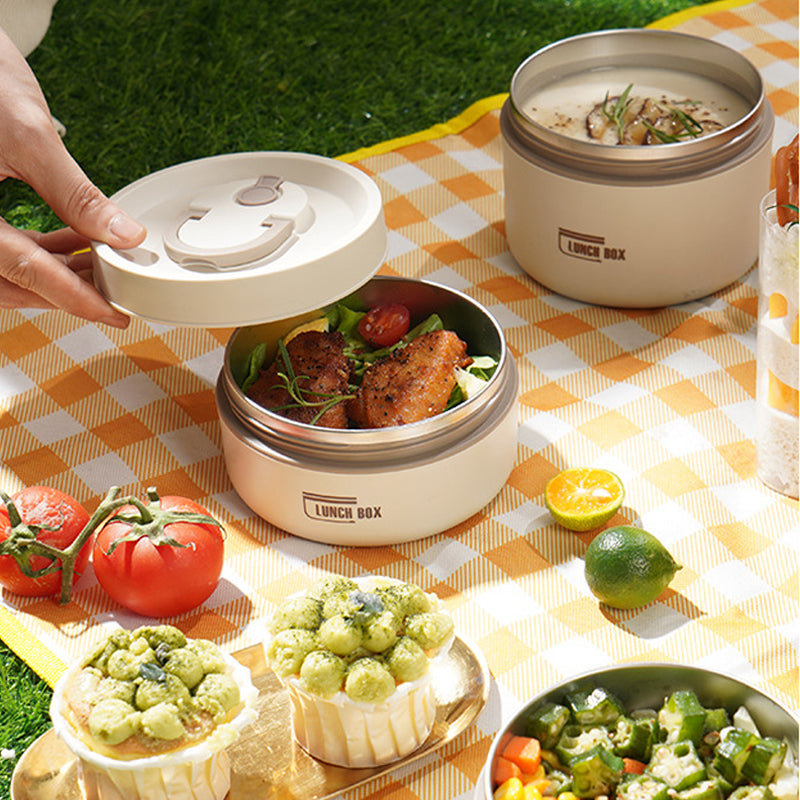 Draagbare geïsoleerde lunchcontainerset