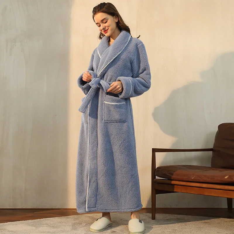 FleeceComfort – Flanell Winterbademantel