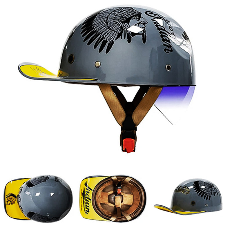 Motorrad-Baseballhelm - DOT genehmigt