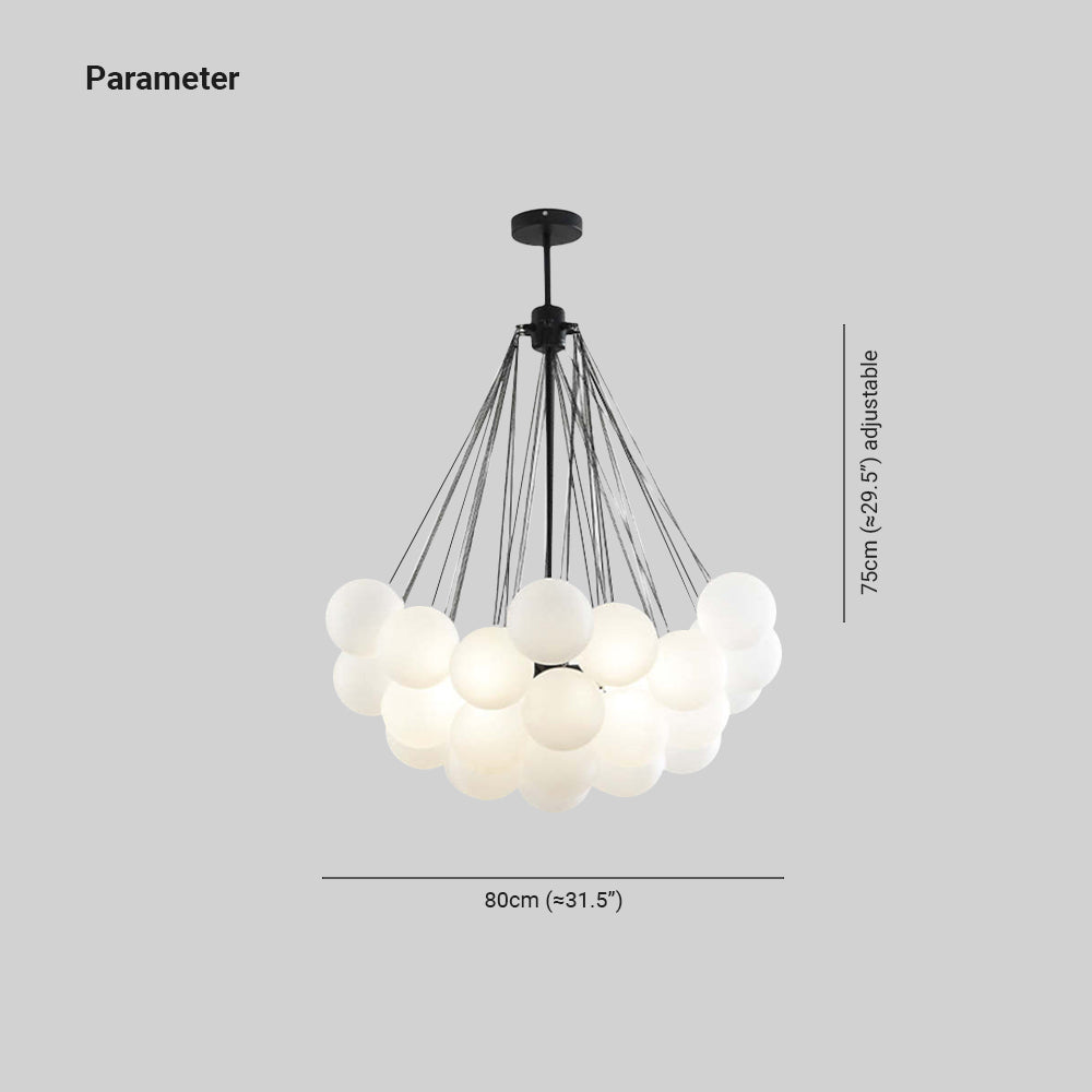 Glamora - Design Pendant Lamp in Metal and Glass