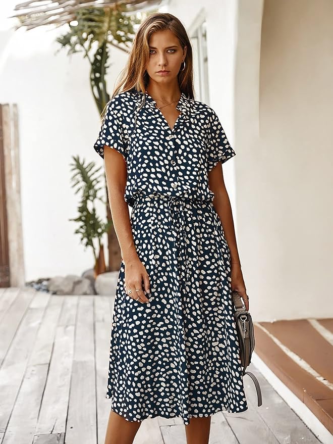 Monique™ | Robe de printemps classique