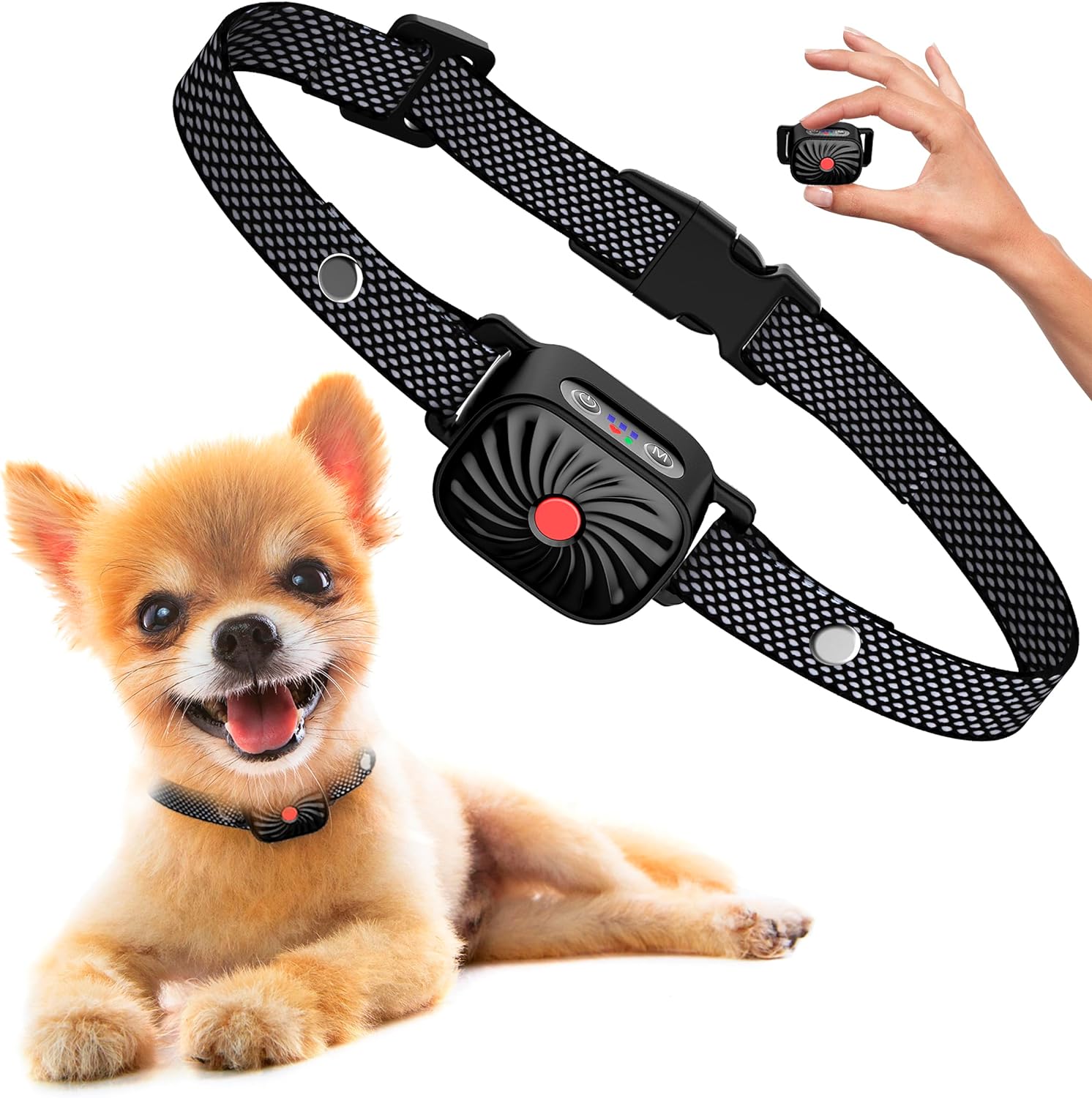 CANINECARE - BarkEase Anti-Bark Collar | För små hundar