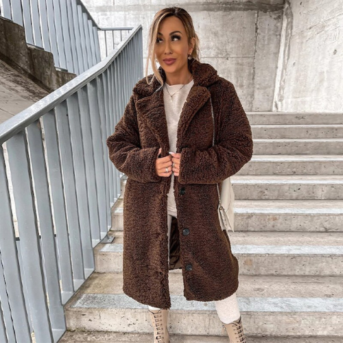 Eloise Stylish Soft Teddy Coat/Jacket