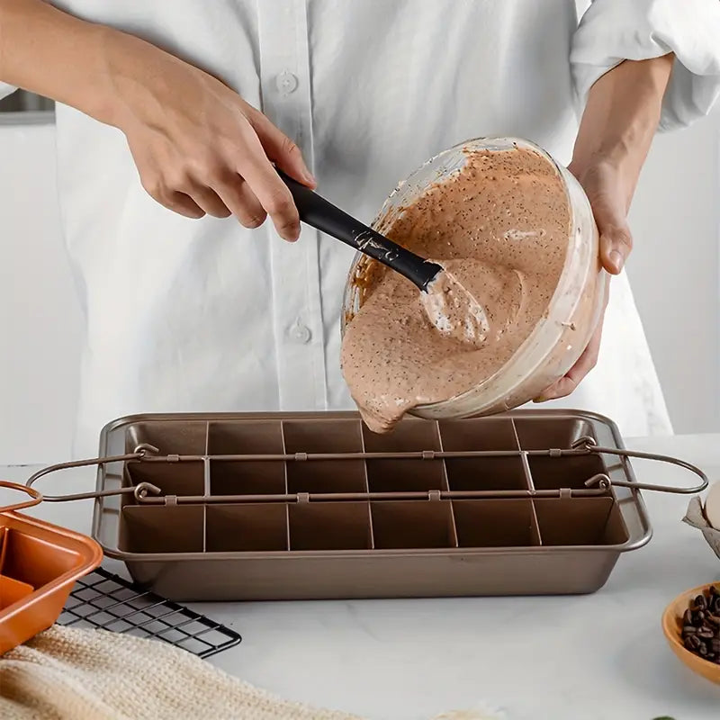 Ødelagt non-stick brownie pande