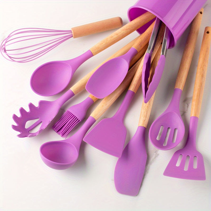 SilicoWare – 12-Piece Silicone Kitchen Utensil Set