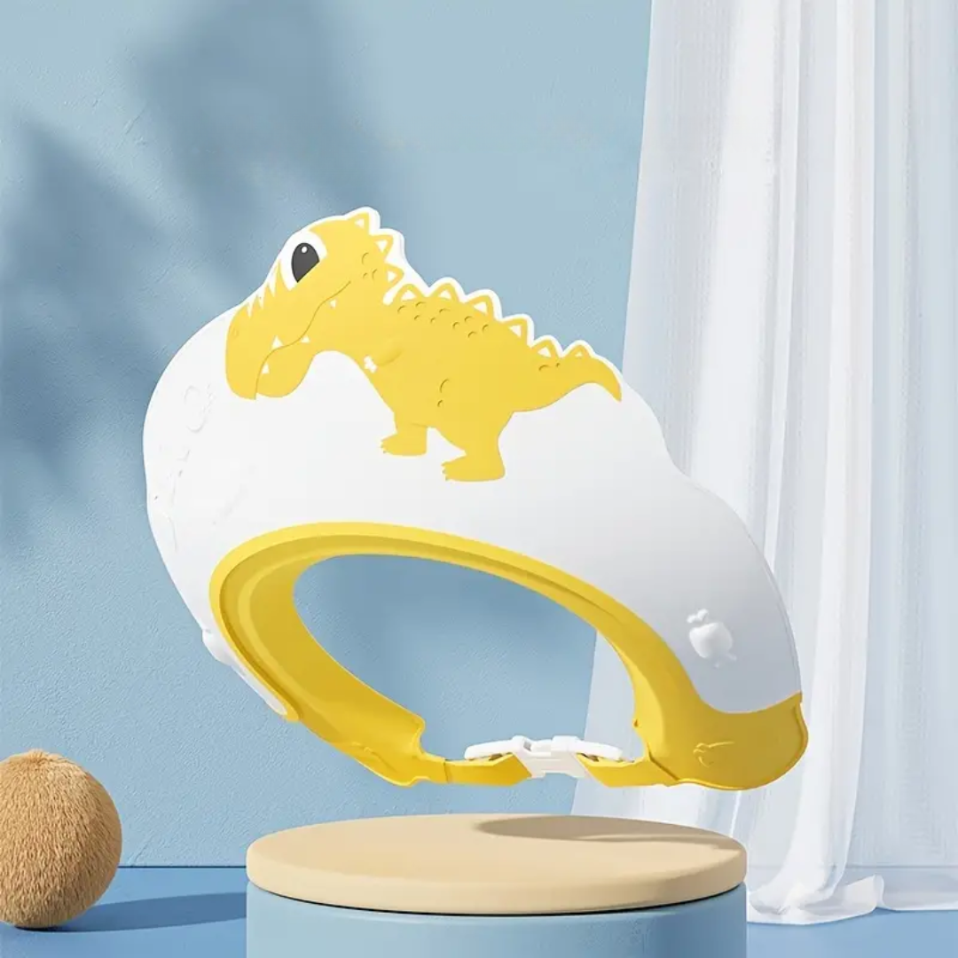 SplashSafe Dino | כובע רחצה נגד מים ושמפו