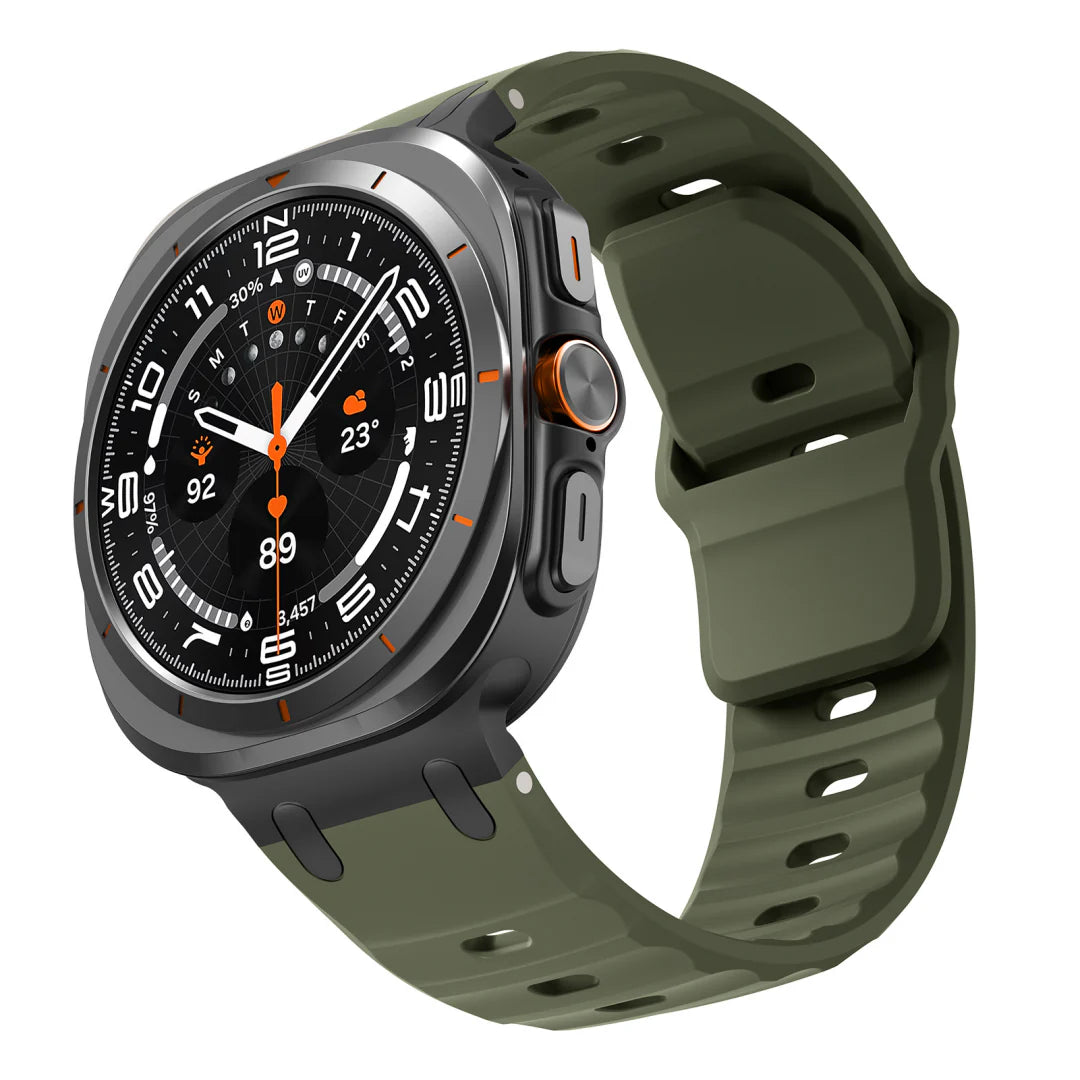 Bracelet de sport en silicone pour Samsung Galaxy Watch Ultra