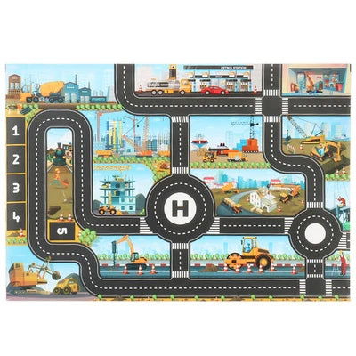 Aventure en voiture - Magic City Playmat™ - Tapis de jeu de voiture de ville