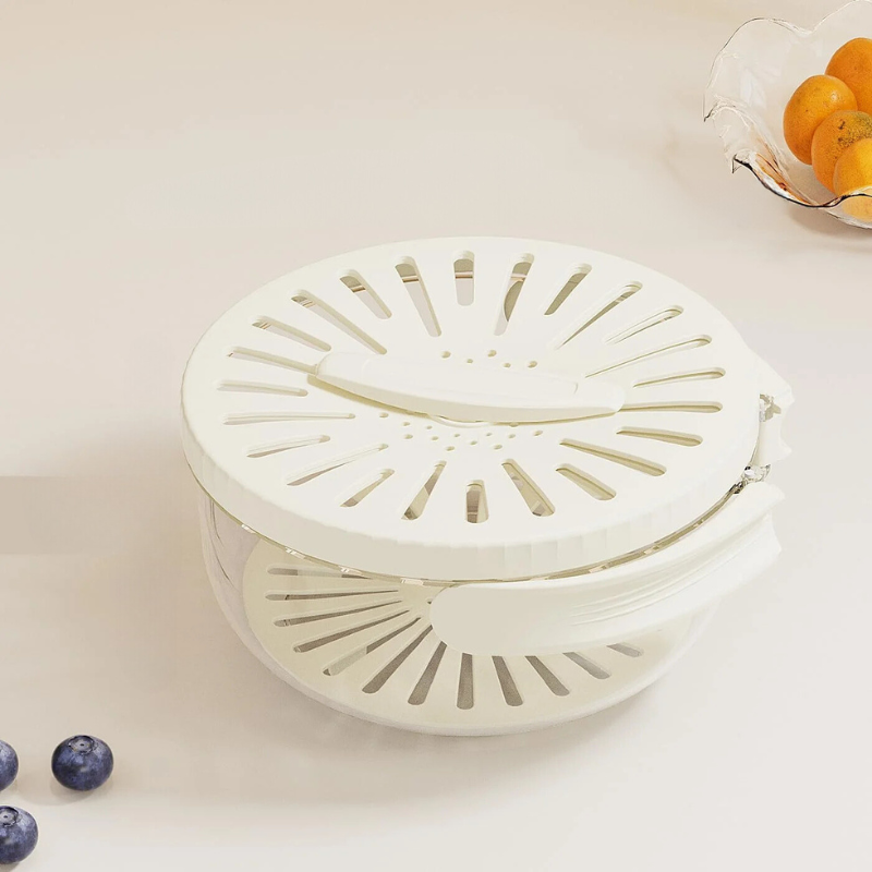 FreshBowl - Lavabo plegable con escurridor moderno