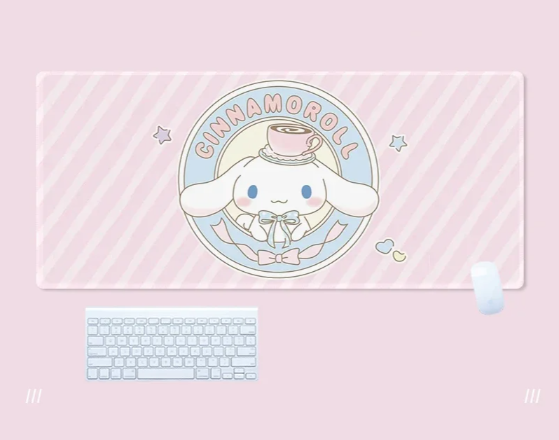 Cinnamoroll Kuromi skrivebordsmåtte