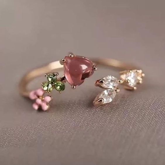 Floral Ring Set