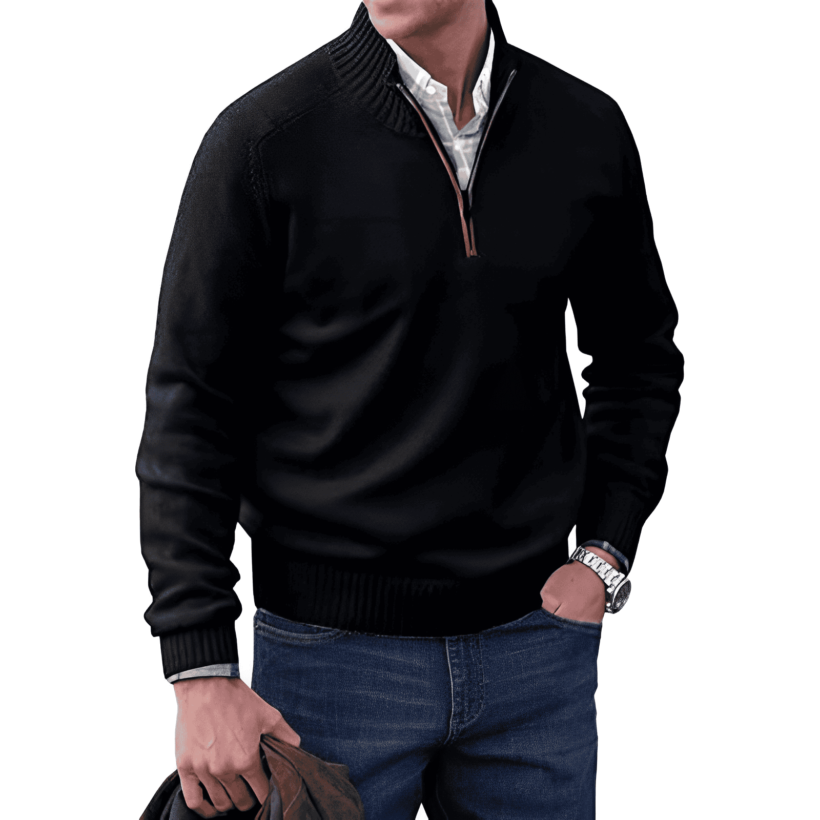 Marvin™ Quarter Zip Sweater