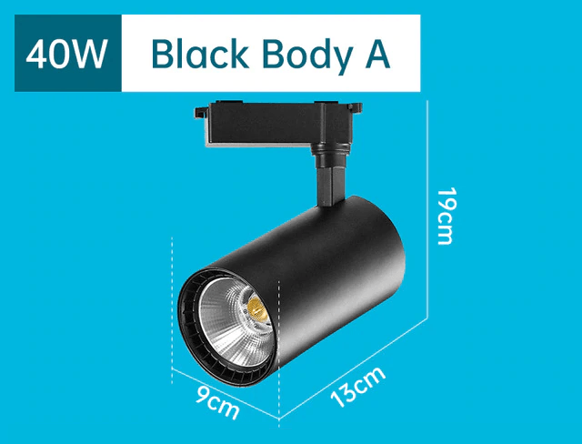 Overflatemontert tilpassbare LED-spotlights