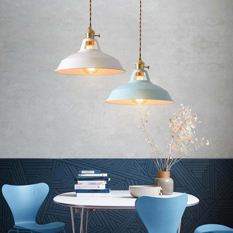 Spectrum - Lampada a sospensione in metallo dal design vivace