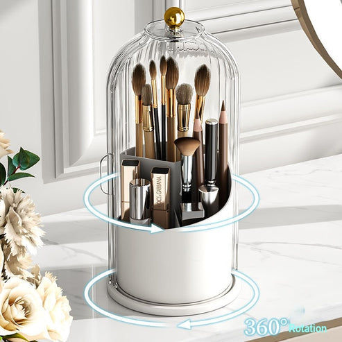 SpinSavvy - Revolving Makeup Brush Hållare