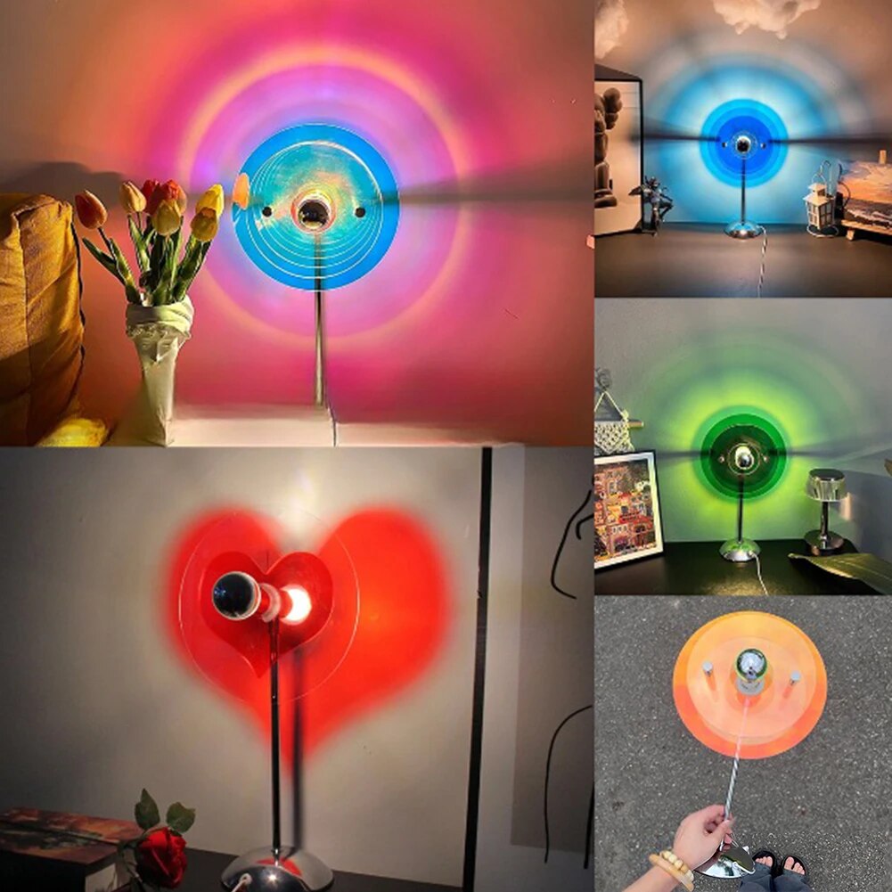 Bauhaus-inspirierte Retro-Aura-Lampe