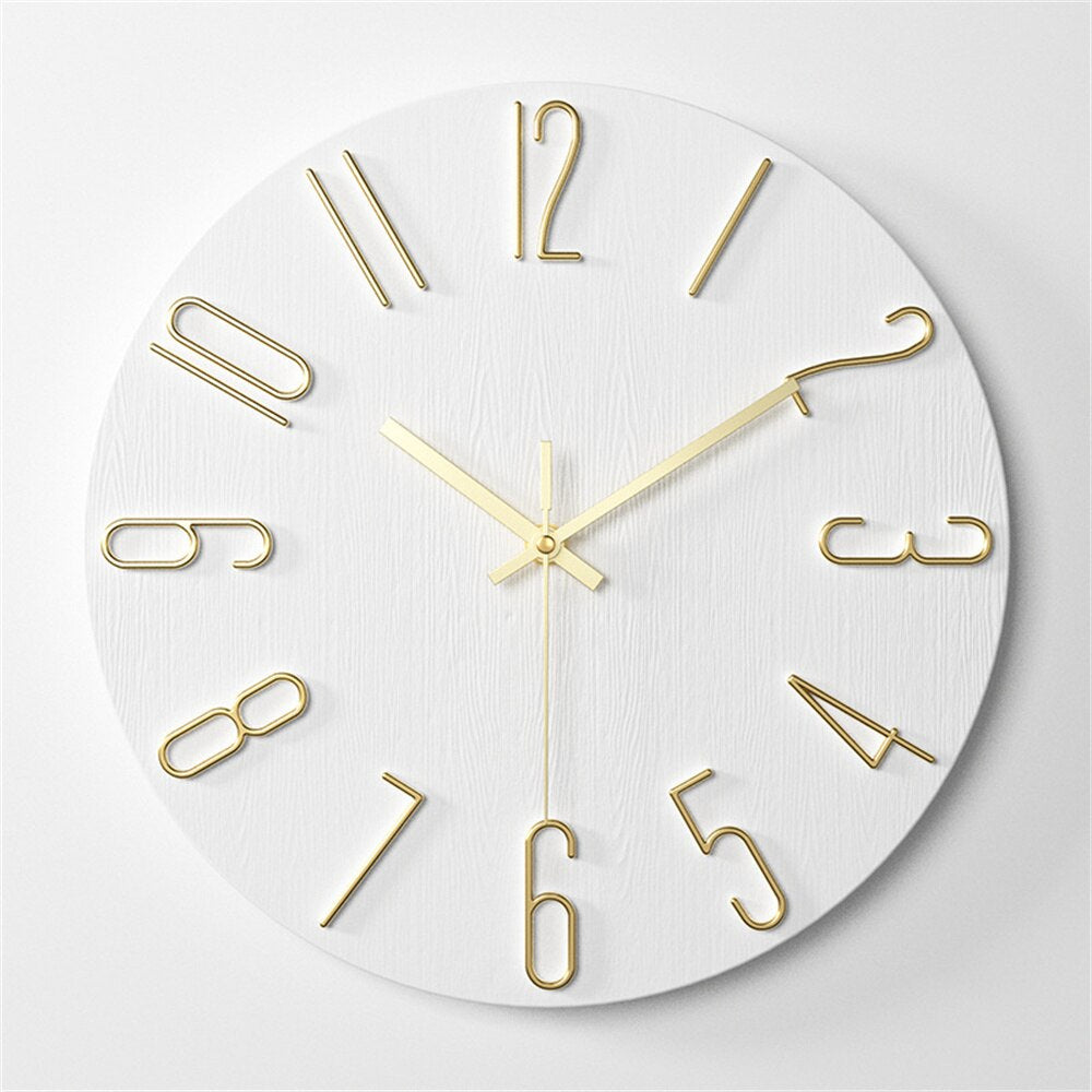 GlowTech - Horloge murale moderne en plastique