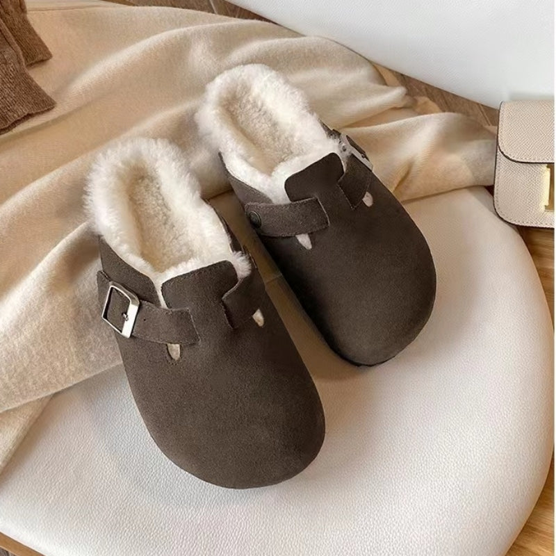 Eudoxia – Premium Unisex Leder Slipper Boston Sandalen: Stil und Qualität in einem