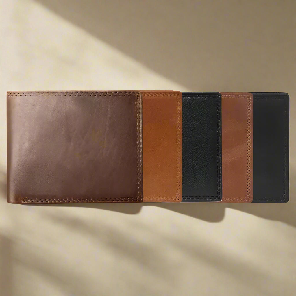 Oliver Vintage Genuine Leather Men’s Wallet – RFID Blocking & Coin Pocket