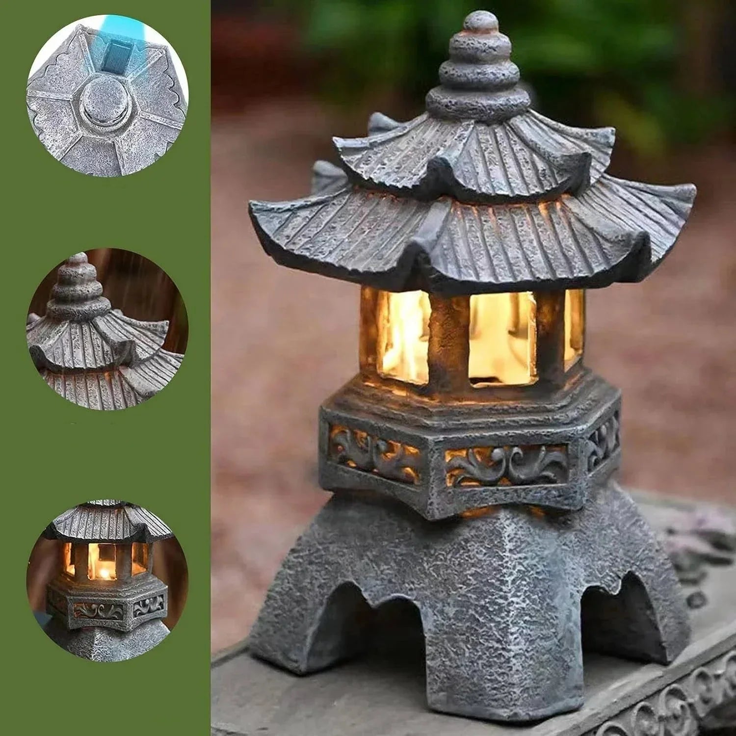 Lantern - Elegant Garden Lighting lampa