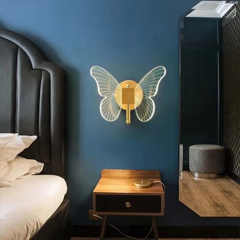 Vlinder wandlamp