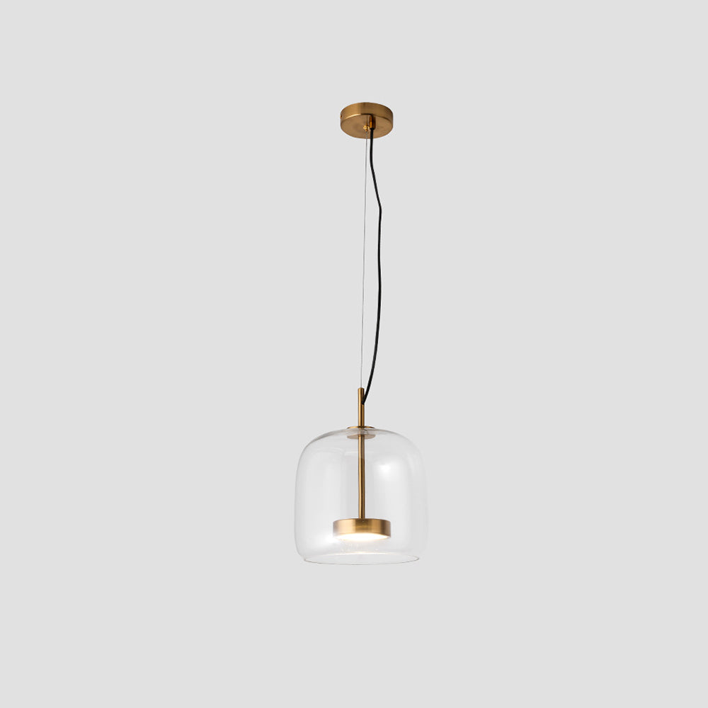 Retroluxe - Lampe à suspension rétro avec lumière ambrée