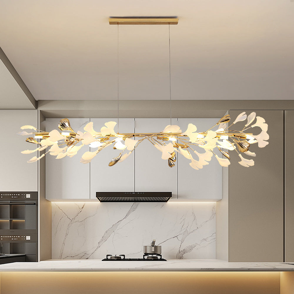 LeafLuxe - Lampadario di design in ceramica per interni raffinati