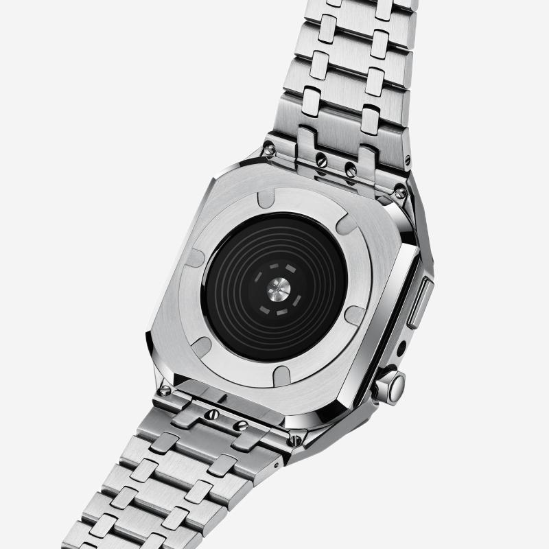 AP9006 – bracelet en acier inoxydable 316L, Kit de rénovation de boîtier en acier inoxydable pour Apple Watch