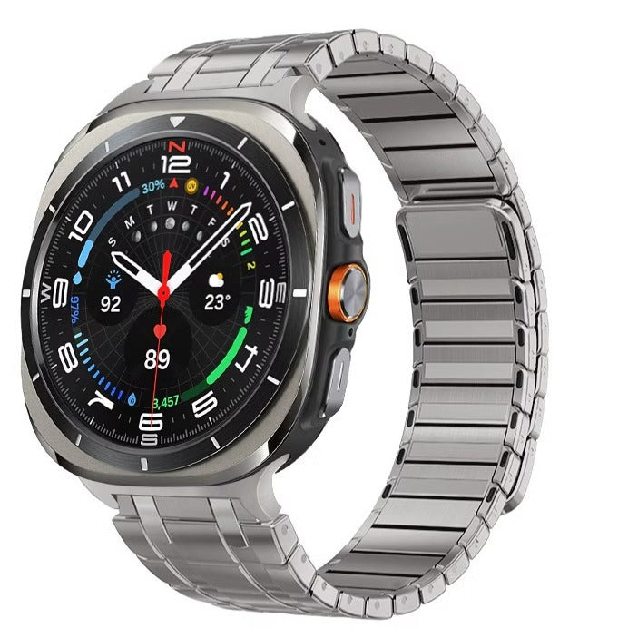 AP Frosted Stainless Steel Magnetic Band För Samsung Watch 7 Ultra