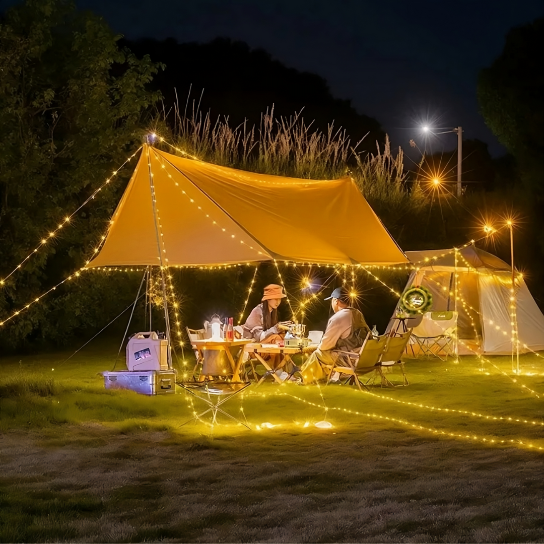 Lanterne de camping LED étanche avec bande lumineuse de 10 m