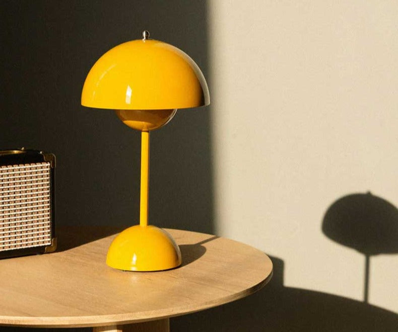 Æstetisk Mid Century Mushroom Lamp