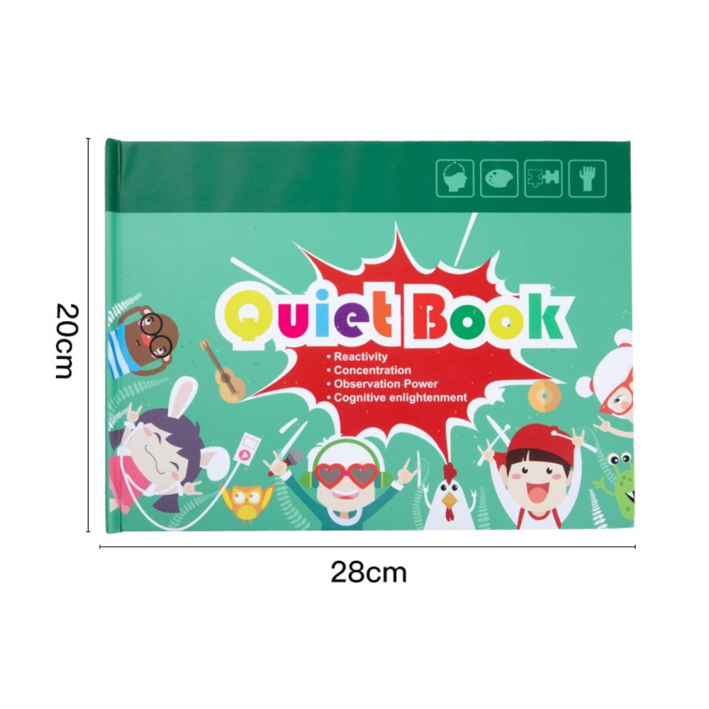 Quiet Book™ - Utvikle finmotorikk - Lærebok