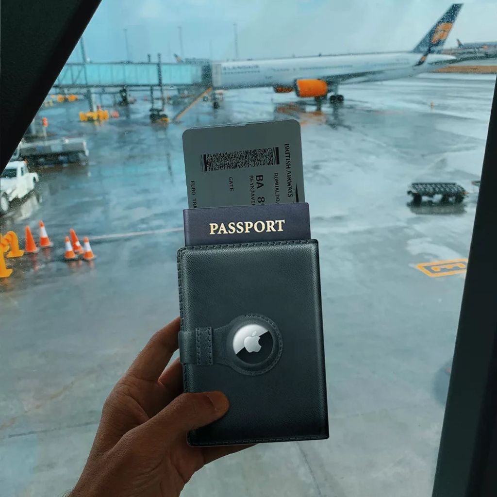 AirTag Passport Wallet