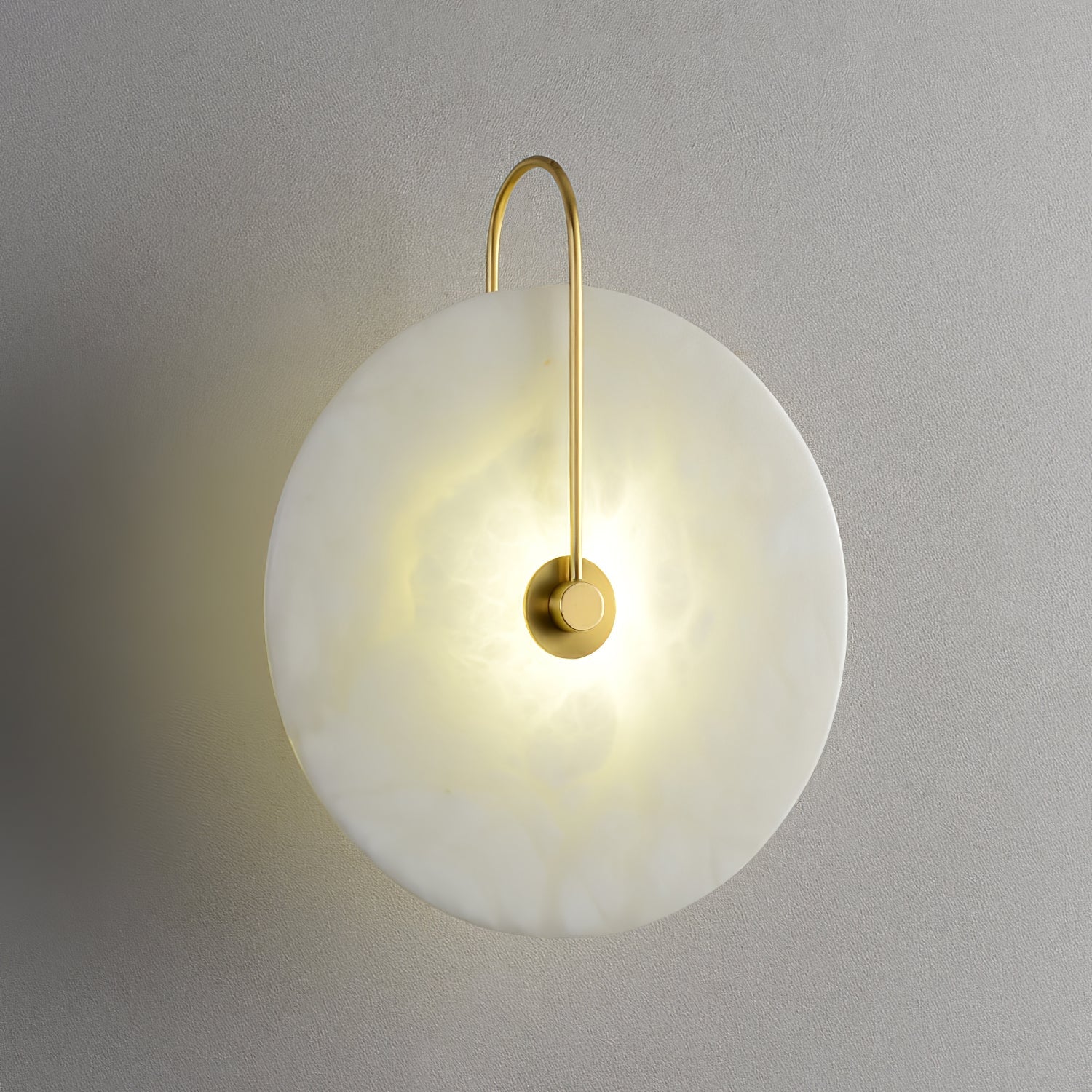 Alabaster LED-Wandleuchte