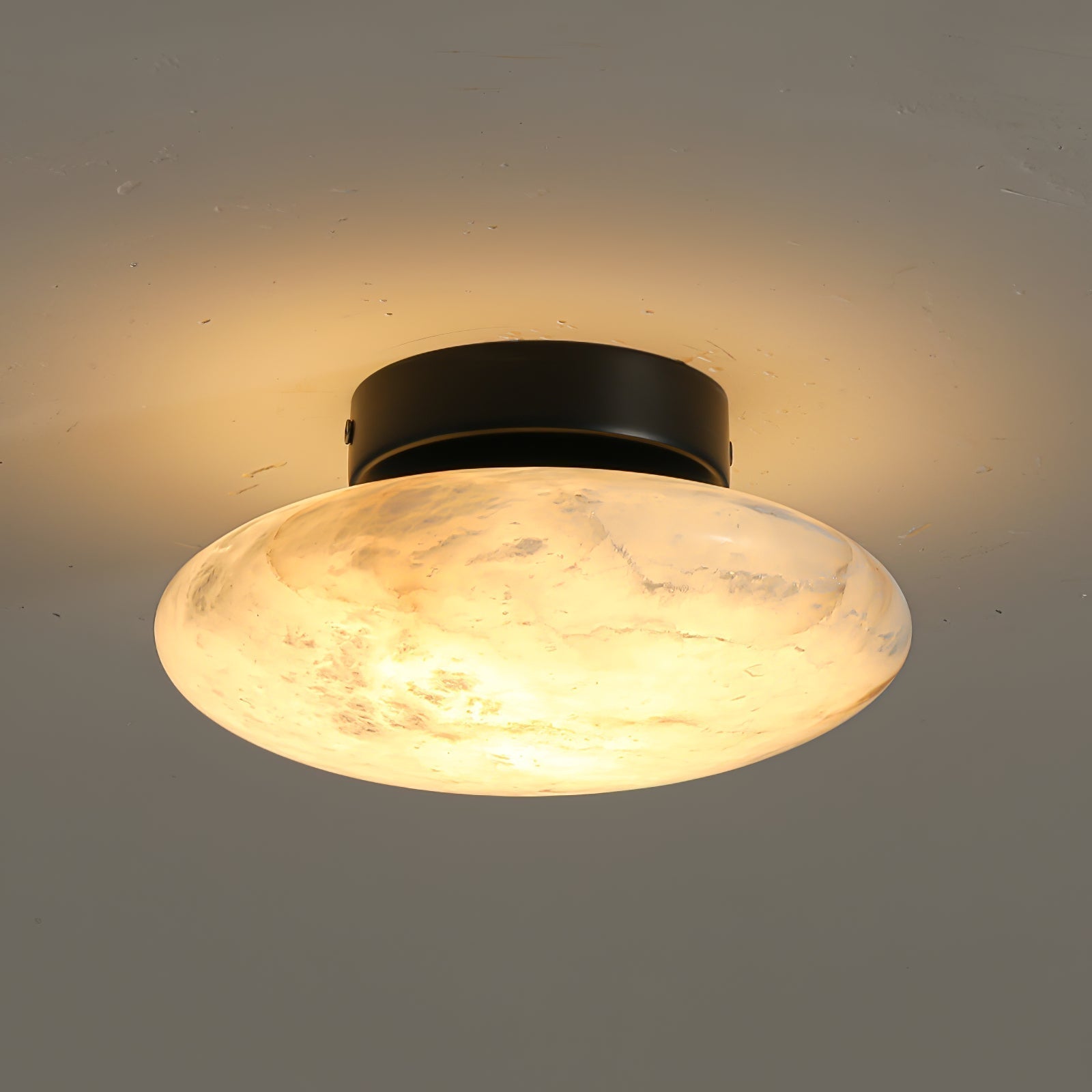 OvaleLuxe - Wandlamp van Albast voor een Verfijnd Interieur