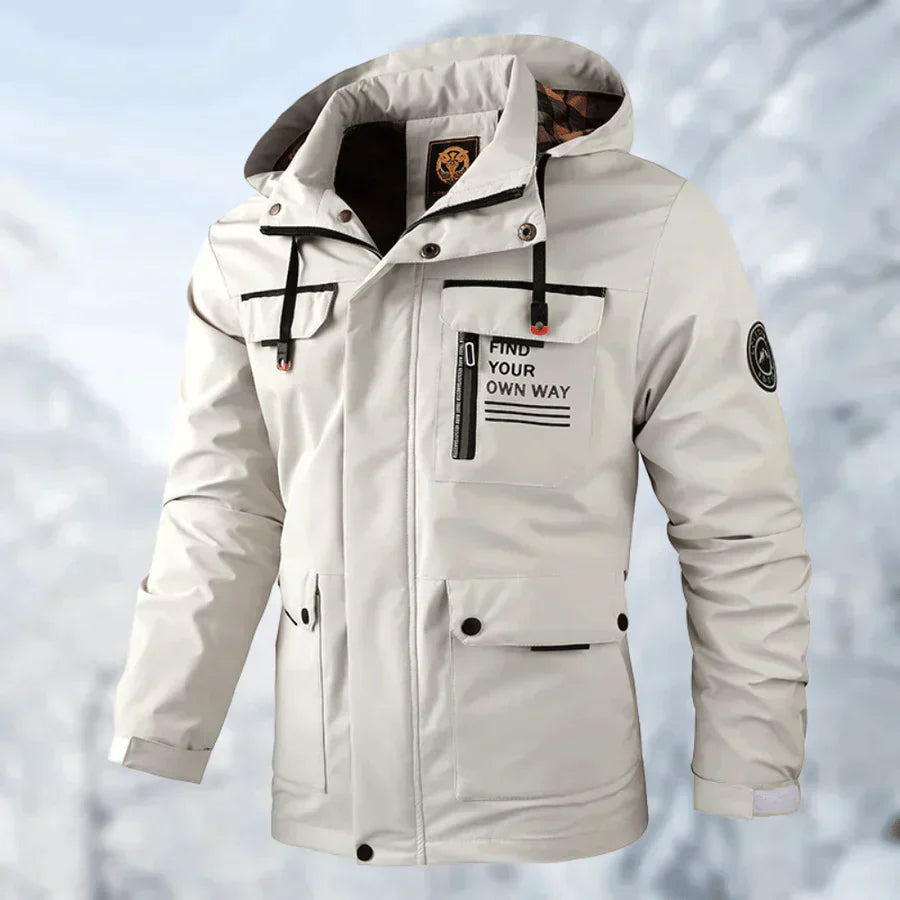 Alaska - Veste coupe-vent et imperméable pour hommes pour le printemps et l'automne