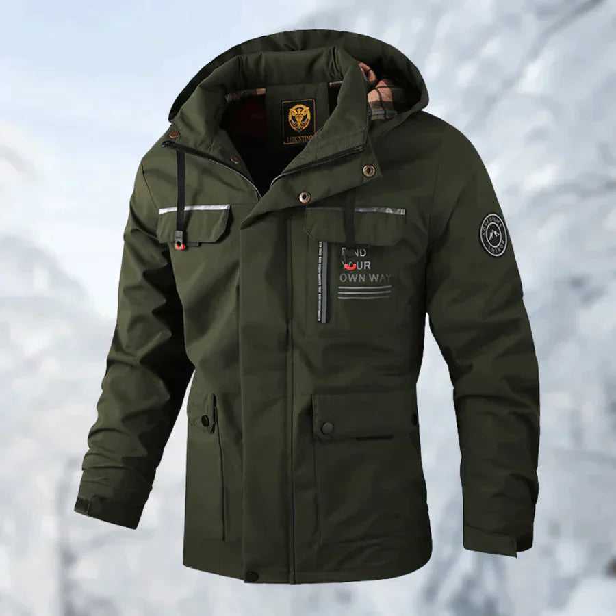 Alaska - Veste coupe-vent et imperméable pour hommes pour le printemps et l'automne