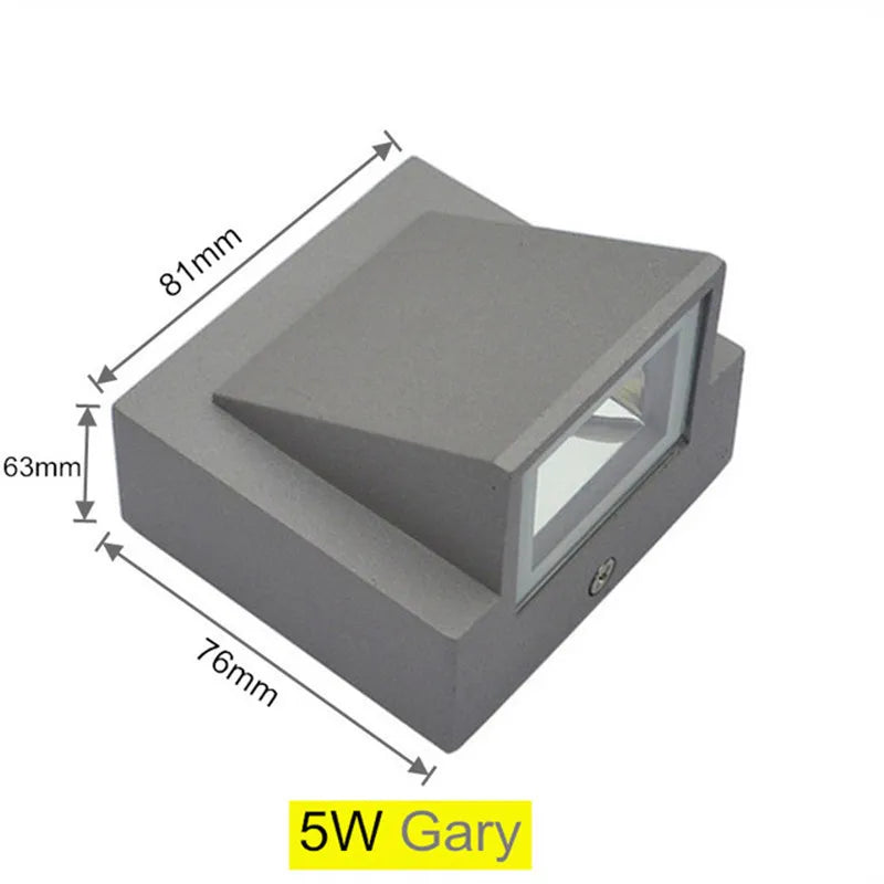 AlfrescoBeam - Lámpara de pared para exteriores