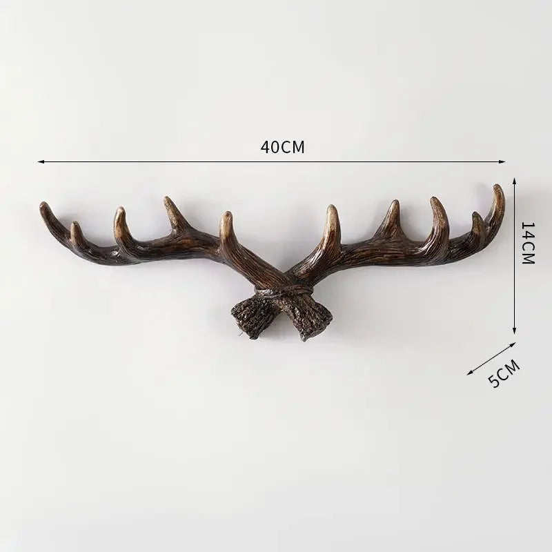 Antler coat rack - Rural - Attractive coat rack/decor - Deer antlers - Corridor