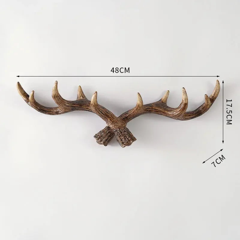 Antler coat rack - Rural - Attractive coat rack/decor - Deer antlers - Corridor