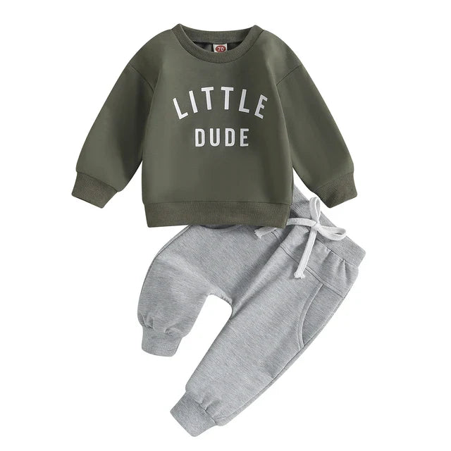 Mini Fashion™ - Tuff "Little Dude" jogging - Träningsoverall i bomull