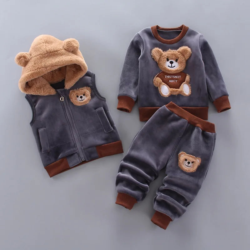 Bonito conjunto de invierno para niños. | 3 partes