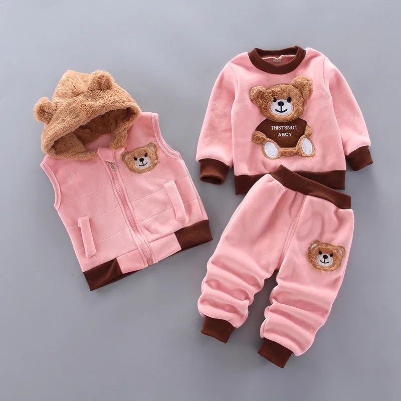 Ensemble d'hiver mignon pour enfants | 3 parties