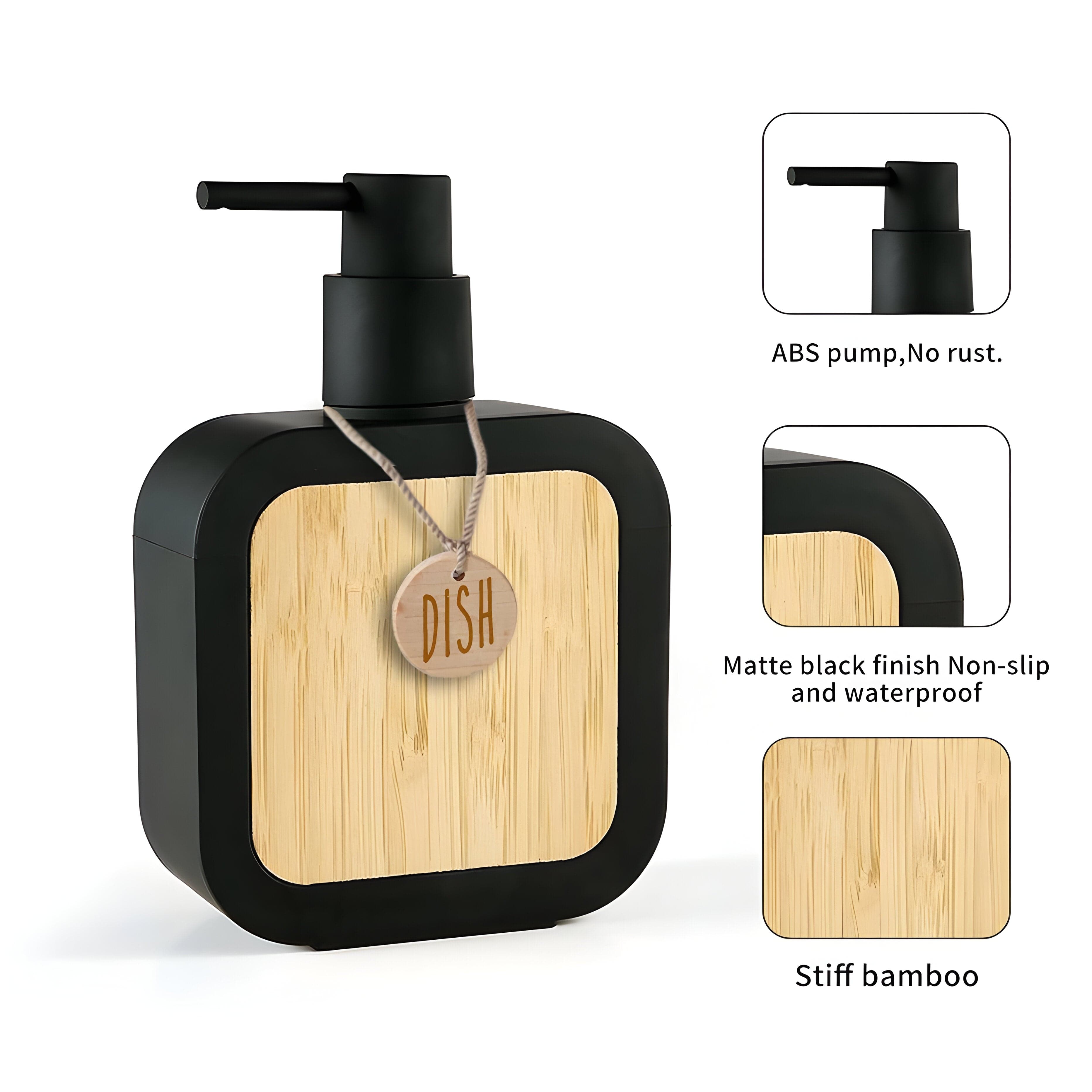 Bamboo Design Hand Soap Dispenser