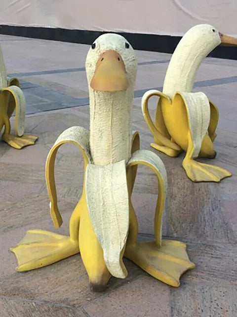 GardenArt - Vintage Banana Duck