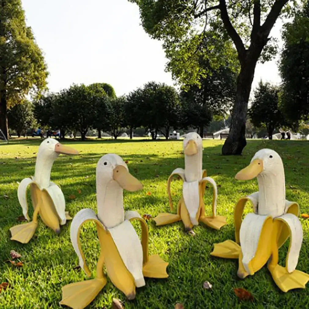 GardenArt - Vintage Banana Duck